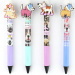 Nebulo: Penna gel cancellabile con pulsante, decorata con motivo di cani Darling Dogs, disponibile in varie versioni, 1 pezzo