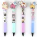 Nebulo: Penna gel cancellabile con pulsante, decorata con motivo di cani Darling Dogs, disponibile in varie versioni, 1 pezzo