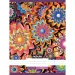 Nebulo: Quaderno A/4 a righe, spillato, con motivo floreale frattale, 81-32
