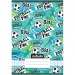 Nebulo: Quaderno a quadretti A/5 27-32 con copertina scritta "Football time" pinzato