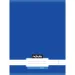 Nebulo: Quaderno a righe con punti metallici, colore blu oceano, formato A4, 81-32