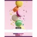 Nebulo: Quaderno a righe formato A/4 con motivo macaron 81-32