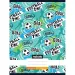 Nebulo: Quaderno cucito liscio con scritta "Football time" 80-32 A/4