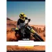 Nebulo: Quaderno pinzato liscio con motivo motocross 80-32 A/4