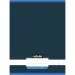 Nebulo: Quaderno pinzato, semplice, colore blu grafite, 80 fogli, 32 lap, formato A/4
