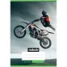 Nebulo: Quaderno rilegato a punto metallico, a righe, formato A/5 (21-32), con copertina fantasia freestyle motocross per la 4ª classe