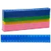 Nebulo: Righello in plastica in diversi colori 16 cm