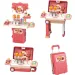 Negozio di dolci in valigia con ruote 4 in 1 da 19 pezzi