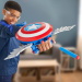 Nerf: Captain America - Blaster skyshot scudo lancia dardi Nuovo Mondo - Hasbro