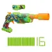 Nerf: Zombie Driller blaster con 16 proiettili in schiuma - Hasbro