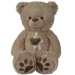 Nicotoy: orsetto di peluche marrone con nastro beige 55 cm - Simba Toys