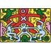 Novo Art: Keith Haring - Dipinto senza titolo puzzle da 1000 pezzi - Clementoni