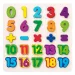 Numeri puzzle in legno a forma di albero 25 pezzi - Woodyland