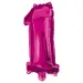 Numerosi palloncini in mylar colore rosa – numero 1, 96 cm