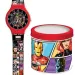 Orologio analogico Avengers in scatola di metallo