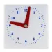 Orologio scolastico in plastica 10x10cm