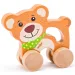 Orsetto in legno da spingere con manico - Woodyland