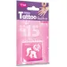Pacchetto di 15 stencil per tatuaggi glitterati per ragazze