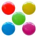 Palla colorata 7,5 cm in diverse varianti 1 pezzo