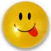 Palla di gomma con motivo emoji in diverse varianti 23 cm