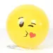 Palla di gomma emoji giallo limone 23 cm