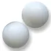Pallina da calcio balilla bianca 3 pezzi - Spartan