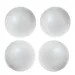 Palline di polistirolo decorabili 4 pezzi 6 cm