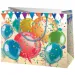 Palloncini colorati borsa regalo esclusiva di medie dimensioni 18x10x23cm