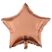 Palloncino in foil a forma di stella - rose gold 46cm