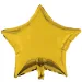Palloncino in lamina a forma di stella - oro 46cm