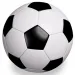 Pallone da calcio bianco e nero da 23 cm