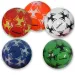 Pallone da calcio colorato con motivi in diverse varianti 23 cm 1 pezzo