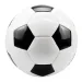Pallone da calcio in pelle sintetica nei tradizionali colori bianco e nero, 23 cm
