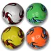 Pallone da calcio in similpelle colorata con motivi, disponibile in diverse varianti, 22 cm