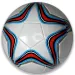 Pallone da calcio in similpelle con motivo a stelle, disponibile in diverse varianti, 22 cm
