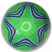 Pallone da calcio in similpelle con motivo a stelle, disponibile in diverse varianti, 22 cm