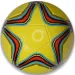 Pallone da calcio in similpelle con motivo a stelle, disponibile in diverse varianti, 22 cm