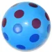 Pallone di gomma a pois colorati in diverse varianti 22 cm