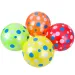 Pallone di gomma a pois da 23 cm in diverse varianti di colore
