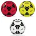 Pallone di gomma colorato con motivo di calcio 14 cm in diverse varianti