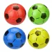 Pallone di gomma con motivo da calcio, 23 cm, disponibile in diverse varianti di colore.