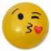 Pallone di gomma con motivo smiley in diverse varianti 23 cm
