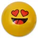 Pallone di gomma con motivo smiley in diverse varianti 23 cm