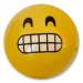Pallone di gomma con motivo smiley in diverse varianti 23 cm