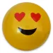 Pallone di gomma con motivo smiley in diverse varianti 23 cm