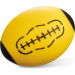 Pallone in schiuma per football americano e rugby 25x18 cm - Mondo Toys