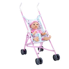 Passeggino rosa pieghevole - Simba Toys immagine 2