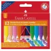 Pastelli a cera cancellabili Jumbo, set da 12 pezzi - Faber-Castell