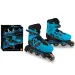 Pattini a rotelle blu-nero taglia 33-36 - Mondo Toys