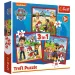 Paw Patrol: Cuccioli felici 3 in 1 puzzle - Trefl